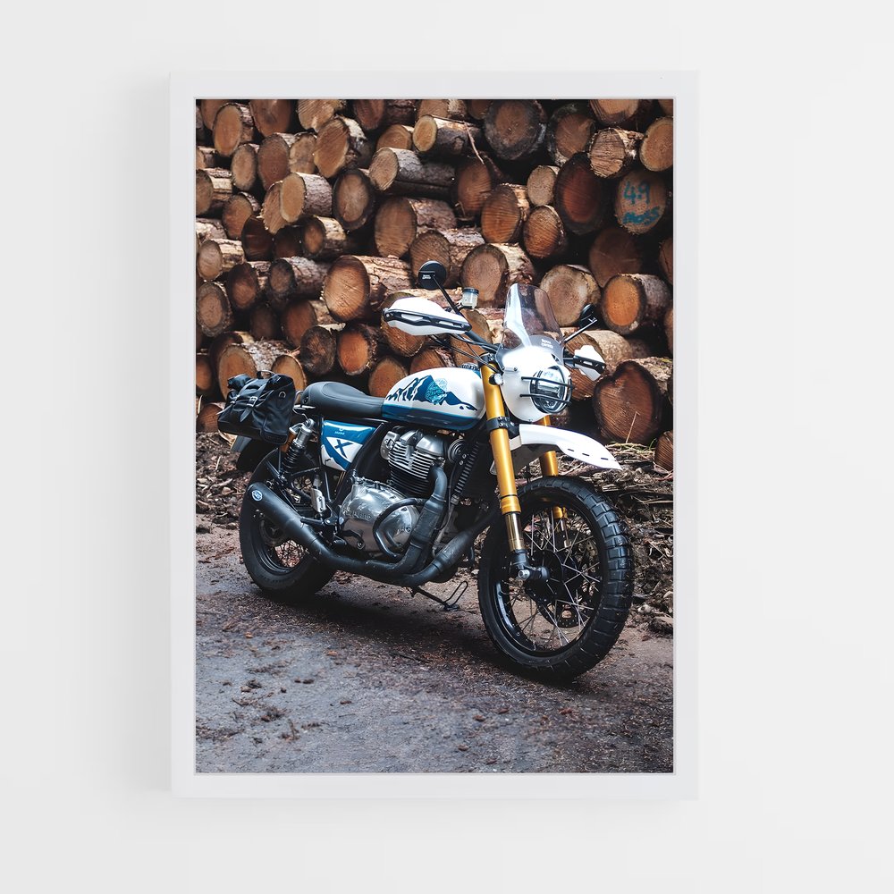Poster Riders of the Timber – affiche Royal Enfield (vue 3)